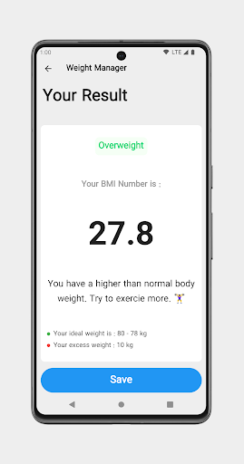 Weight Manager Ideal Weight