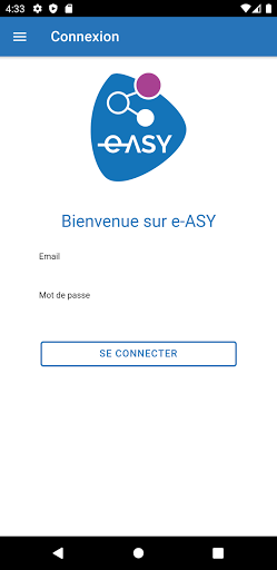 Android application e-ASY screenshort