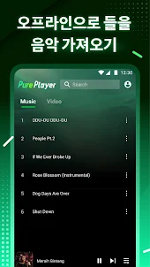 Pure Player - 음악 플레이어 앱
