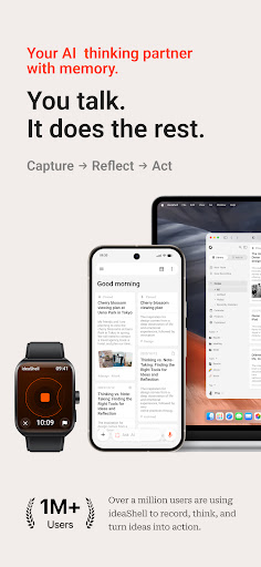 ideaShell: AI Voice Notes screenshot 1 of 6