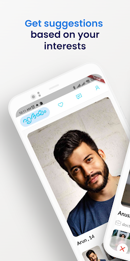Android application Hridayam-Meet Malayali singles screenshort
