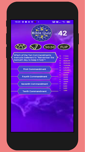 Android application Bible Quiz: Trivia Game screenshort