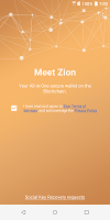 screenshot of Zion – Social Key Recovery