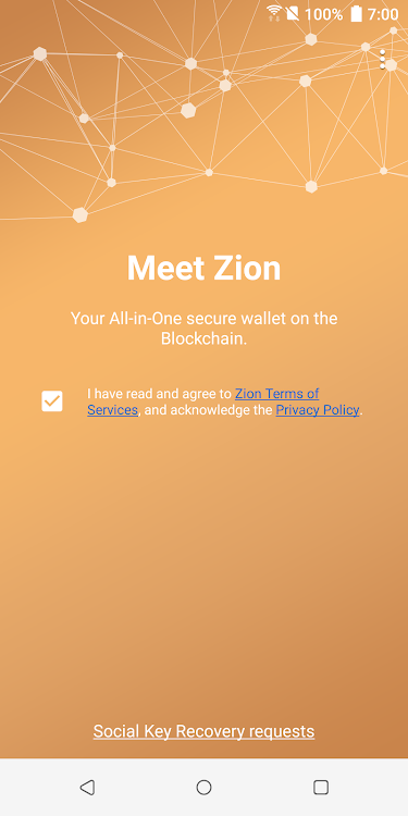 Zion – Social Key Recovery - 2.00.1127455 - (Android)