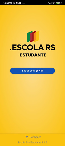 Android application Escola RS - Estudante screenshort