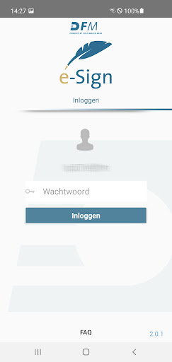 DFM e-Sign Screen 2