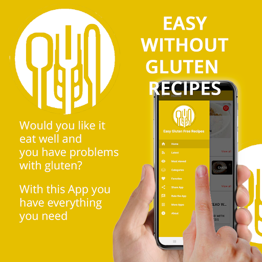 Android application Easy Without Gluten Recipes screenshort