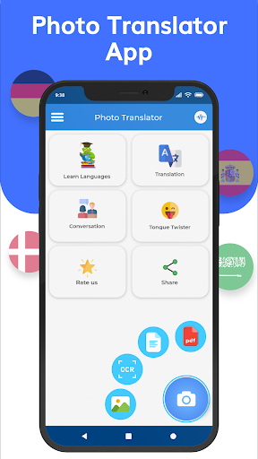 Android application Translate All Photo Translator screenshort