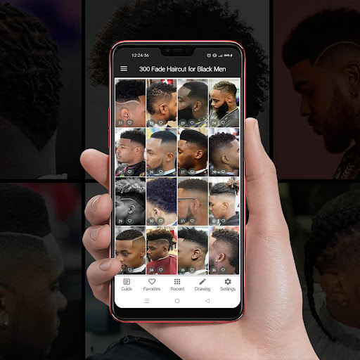 300 Fade Haircut for Black Men Screen 2
