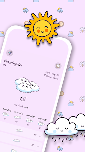 Kawaii Cute Weather Forecast