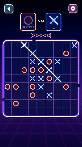 Tic Tac Toe Glow - XO 2 PLAYER Screen 3