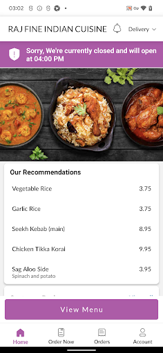 RAJ FINE INDIAN CUISINE Screen 2