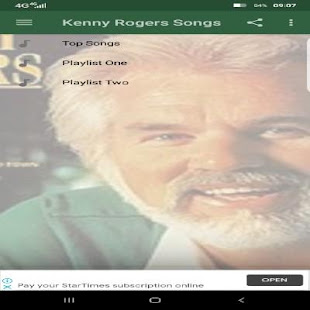 Kenny Rogers Best Songs 1.0 APK screenshots 5