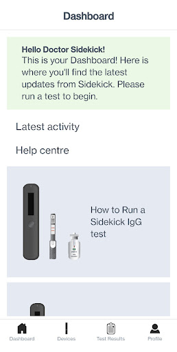 Android application Sidekick screenshort