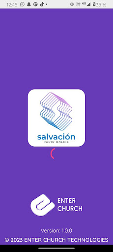 Android application Salvación Radio screenshort