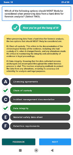 CompTIA Exam Reviewer 2024 Screen 3