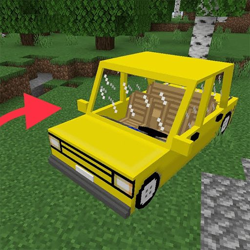 Car mod for Minecraft mcpe logo