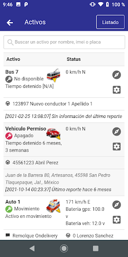 TECHNOLOTRACK GPS Screen 2