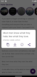 Captura de Pantalla 4 Hate Quotes and Sayings android