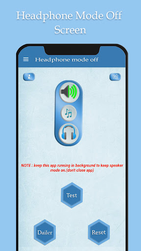 Headphone mode off, HandsFree Screen 2