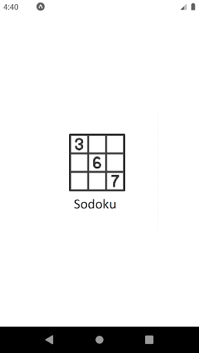 Android application EasySodoku screenshort