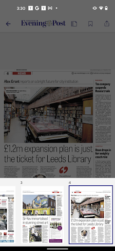 Yorkshire Evening Post Paper Screen 3