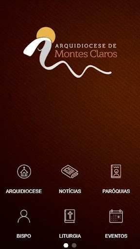 Android application Arquidiocese de Montes Claros screenshort