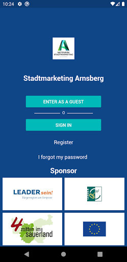 Android application Stadtmarketing Arnsberg screenshort