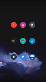 Pure - Circle Icon Pack צילום מסך