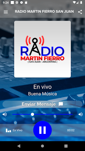 Android application Radio Martín Fierro San Juan screenshort