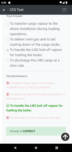 Android application Cargo Handling. Operational screenshort
