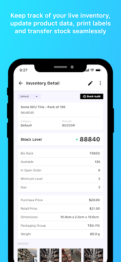 Android application HyperStock for Linnworks screenshort