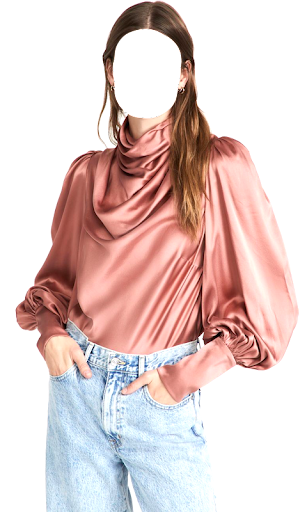 Women Satin Blouse Outfit