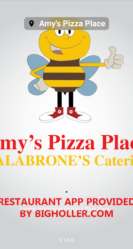Android application Amy’s Pizza Place screenshort