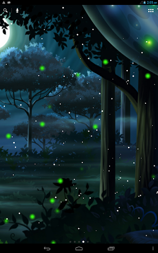 Firefly Forest HD Live Wallpaper Free