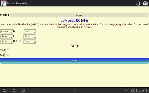 Electrical Filter Design
