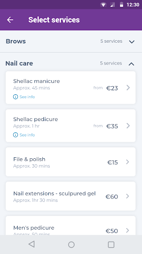 Pure Serenity Skincare Screen 2