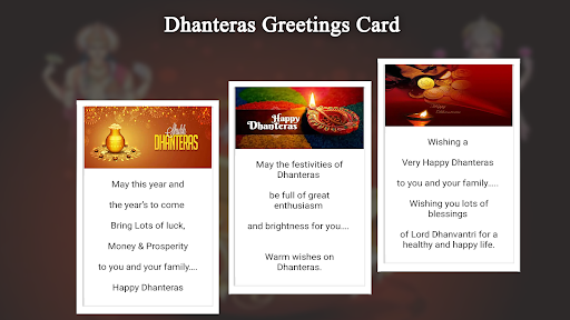 Happy Dhanteras Greetings Card Screen 2