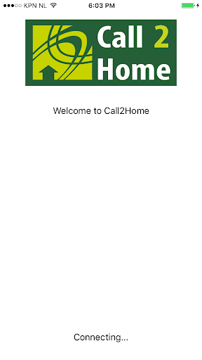 Android application Call 2 Home screenshort