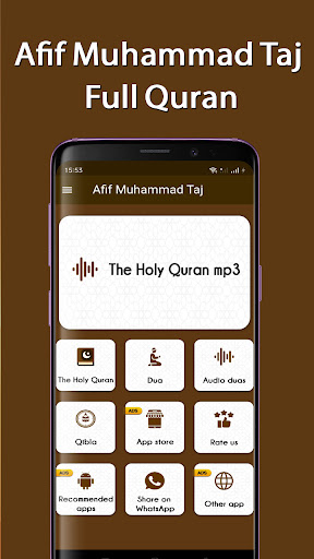 Android application Afif Muhammad Taj Full Quran screenshort