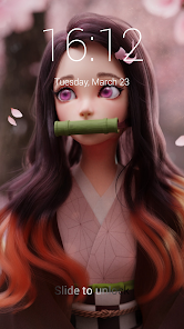 Immagine 2 Kamado Nezuko Bloquear pantall android