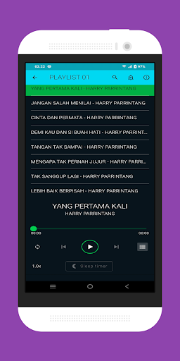 Android application Lagu Kenangan Cover screenshort