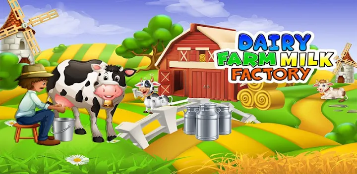 Cow Dairy Farm Milk Factory