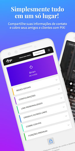 Android application Airgo - Seu cartão inteligente screenshort