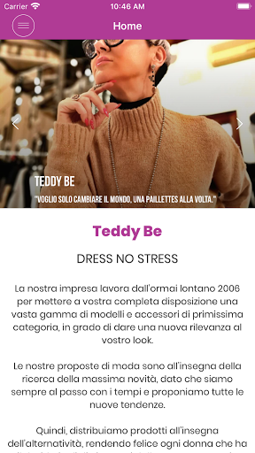 Android application Teddy be screenshort