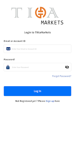 Android application TittaMarkets screenshort