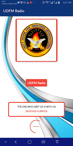 Android application UDFM Radio screenshort