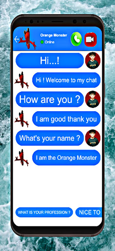 Fake Call of Orange Rainbow