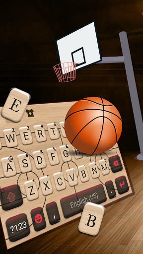Basketball Court Keyboard Back Screen 2