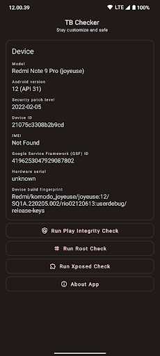 TB Checker - Play Integrity